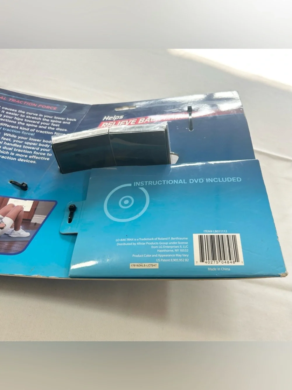 Lo-Bak Trax Portable Spinal Traction Device With Instructional DVD As Seen On TV - Picture 6 of 7